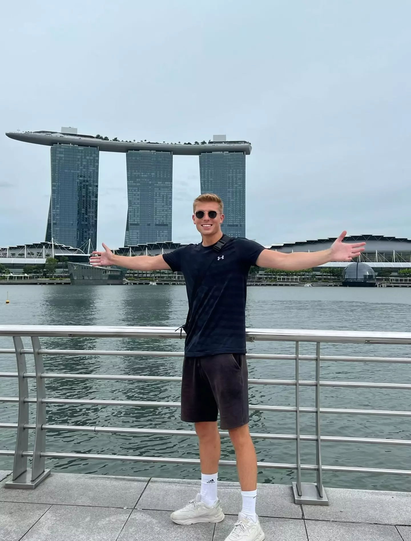 Kevin went travelling with nothing but a rucksack.