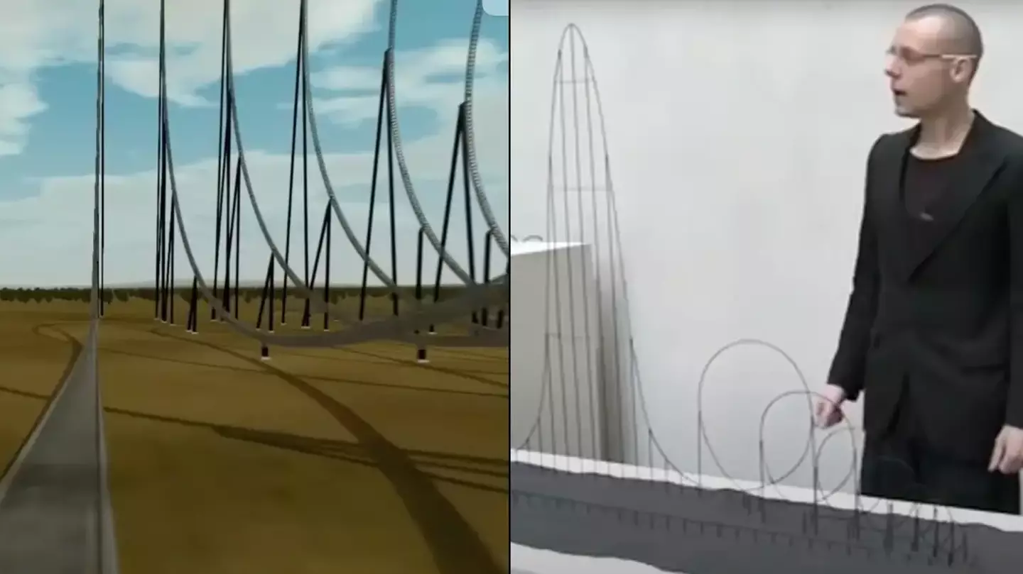 First-person simulation shows how it would be to ride euthanasia rollercoaster that 'kills anyone that rides it'