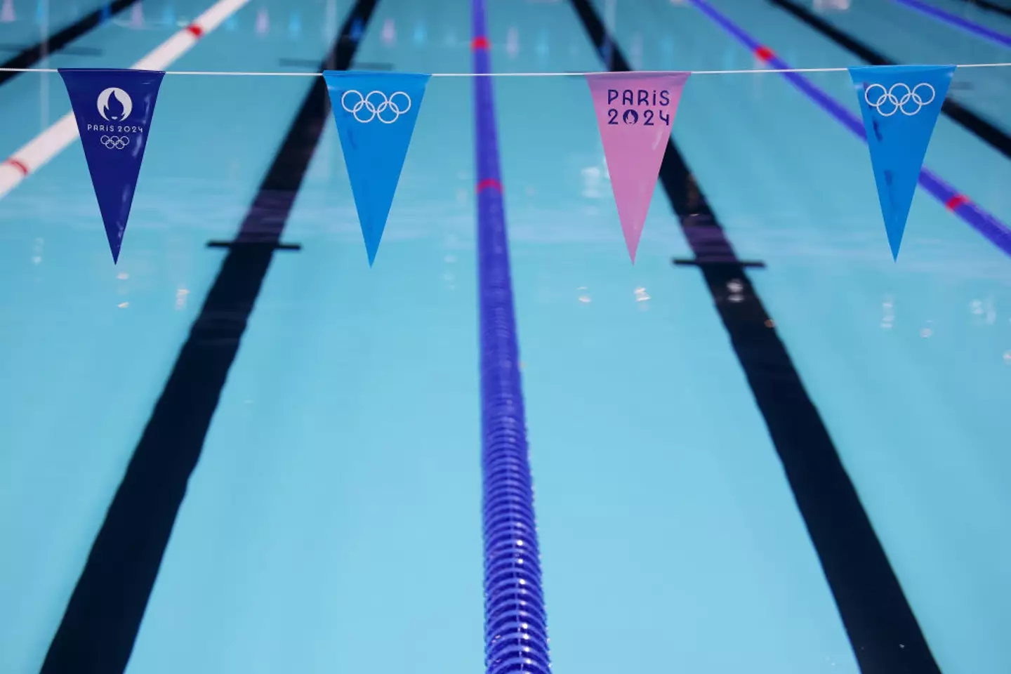 The US Olympic swimming team have been open about doing the deed in the pool. (Al Bello/Getty Images)