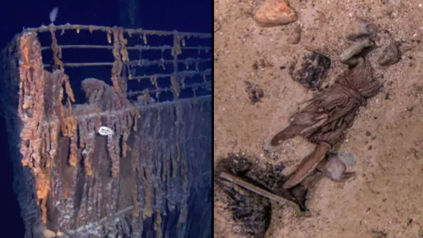 Incredible discovery has been made as new images of the Titanic are released