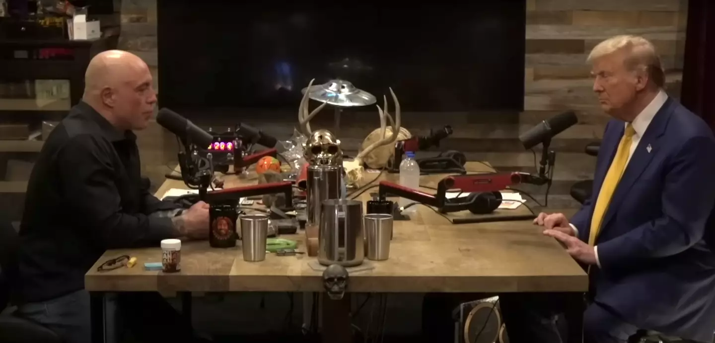 Joe Rogan and Donald Trump (YouTube/@joerogan)