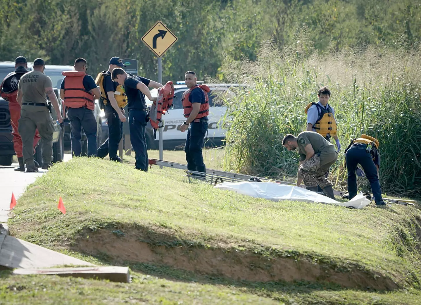 16 bodies have been found in the Houston bayous (Jill Karnicki/Houston Chronicle via Getty Images)