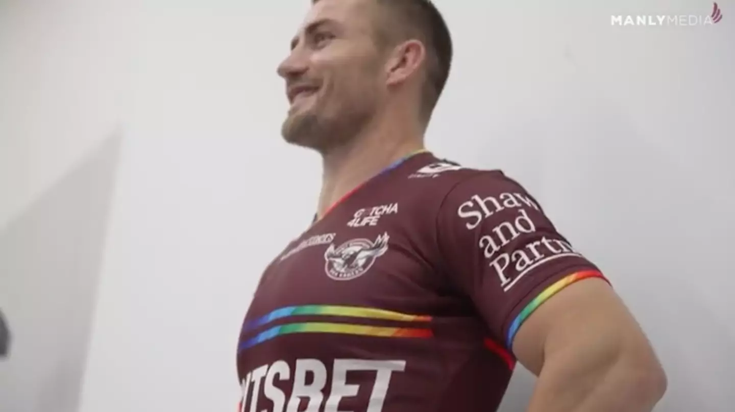 Manly five-eighth Kieran Foran.