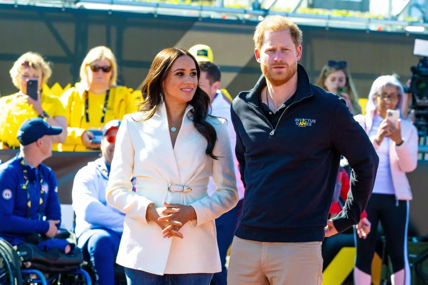 The Sussexes have arrived in the UK for the Platinum Jubilee.