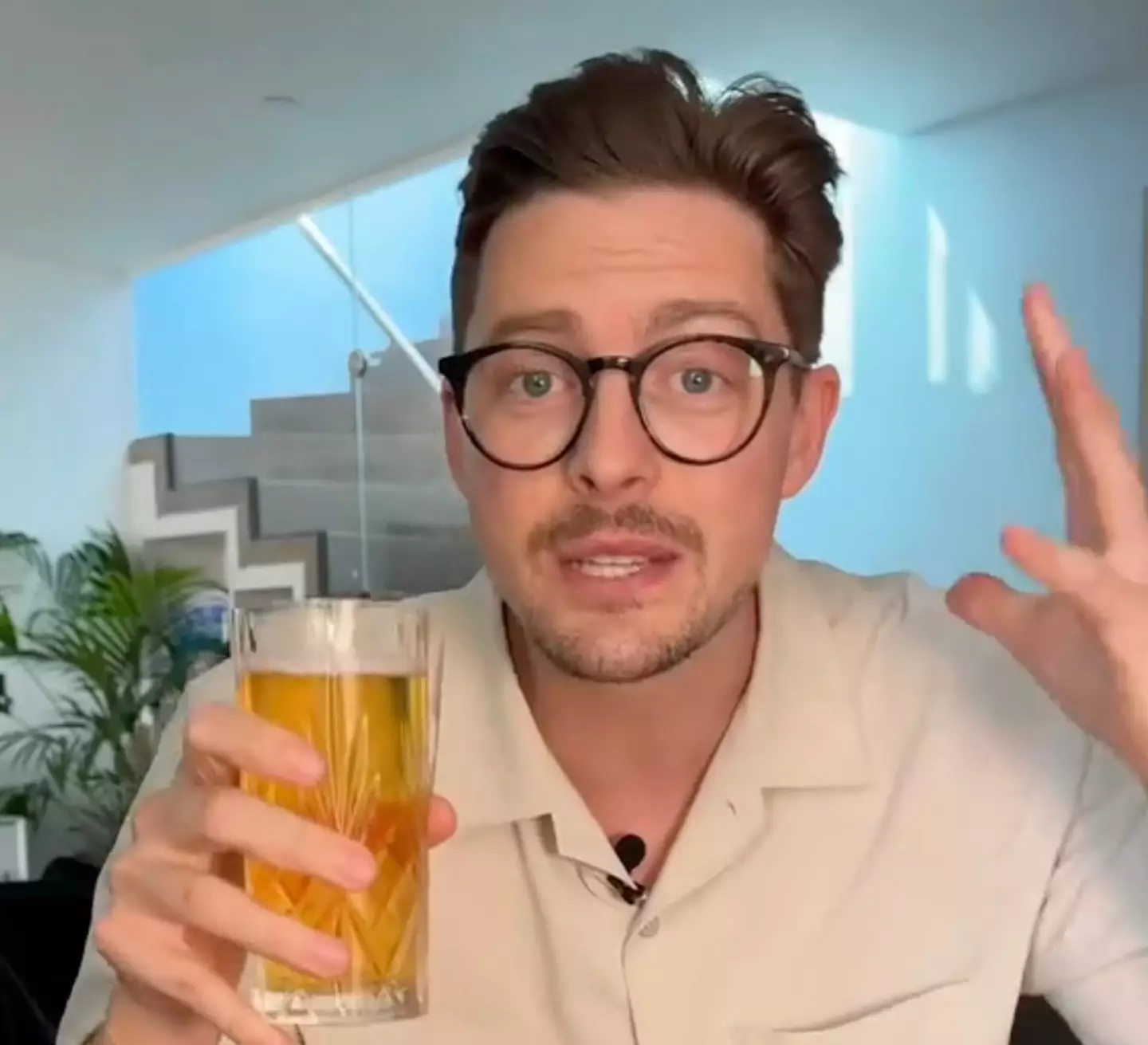 Dr Alex George revealed what he learnt after going sober in December 2022 (TikTok/@dralexgeorge)
