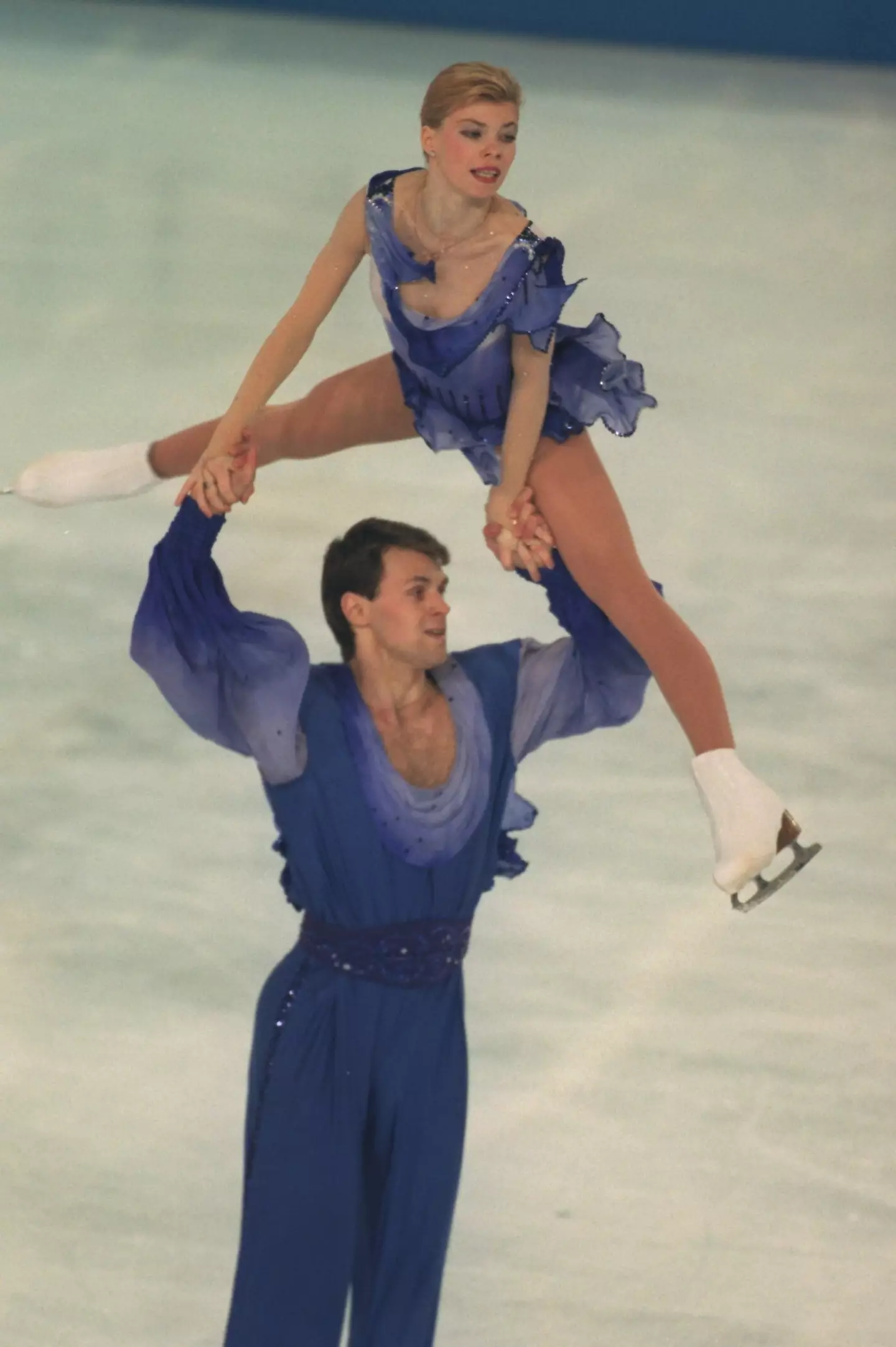 Evgenia Shishkova and Vadim Naumov are said to be among those on board (Chris Cole/ALLSPORT)