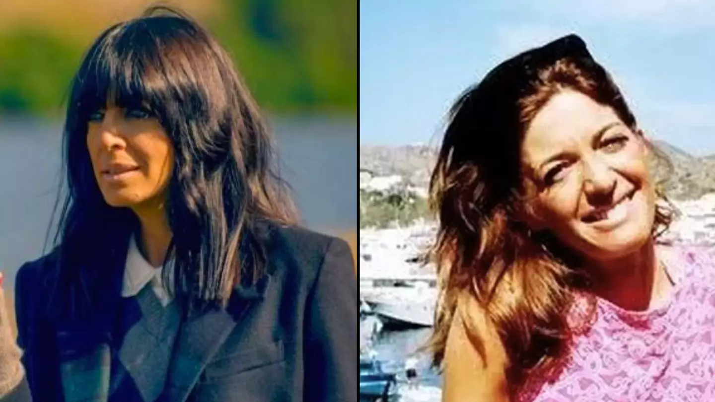 Claudia Winkleman seen without trademark fringe in rare photo of The Traitors presenter
