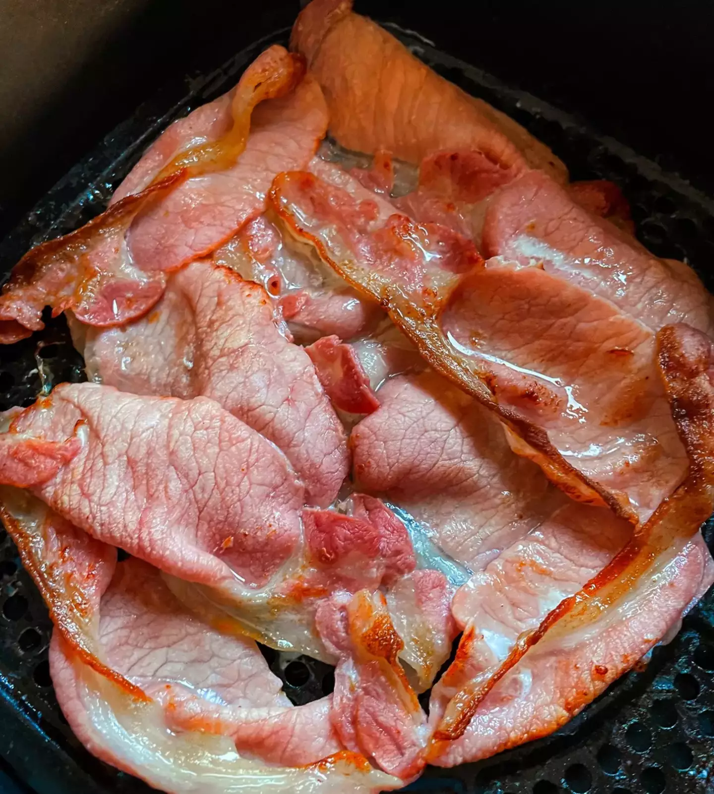 Experts have warned not to cook bacon in an air fryer.