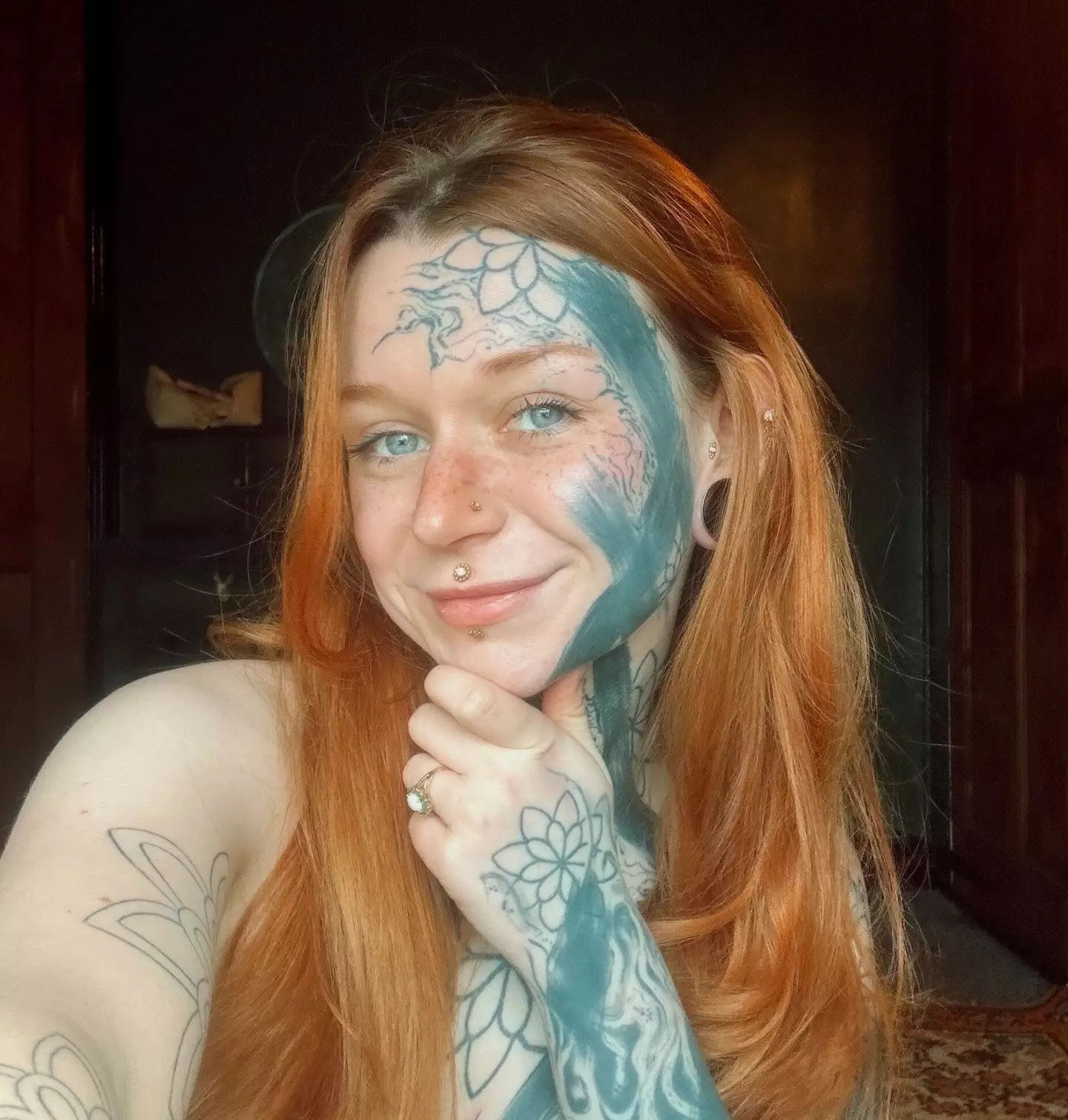 Alitia has been harassed because of her tattoos (SWNS)