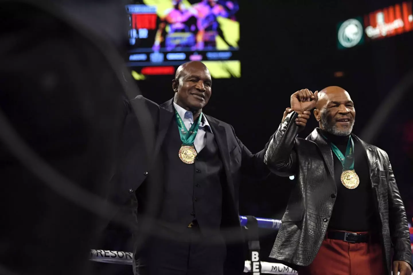 Tyson and Holyfield have become close friends after both of them retired.