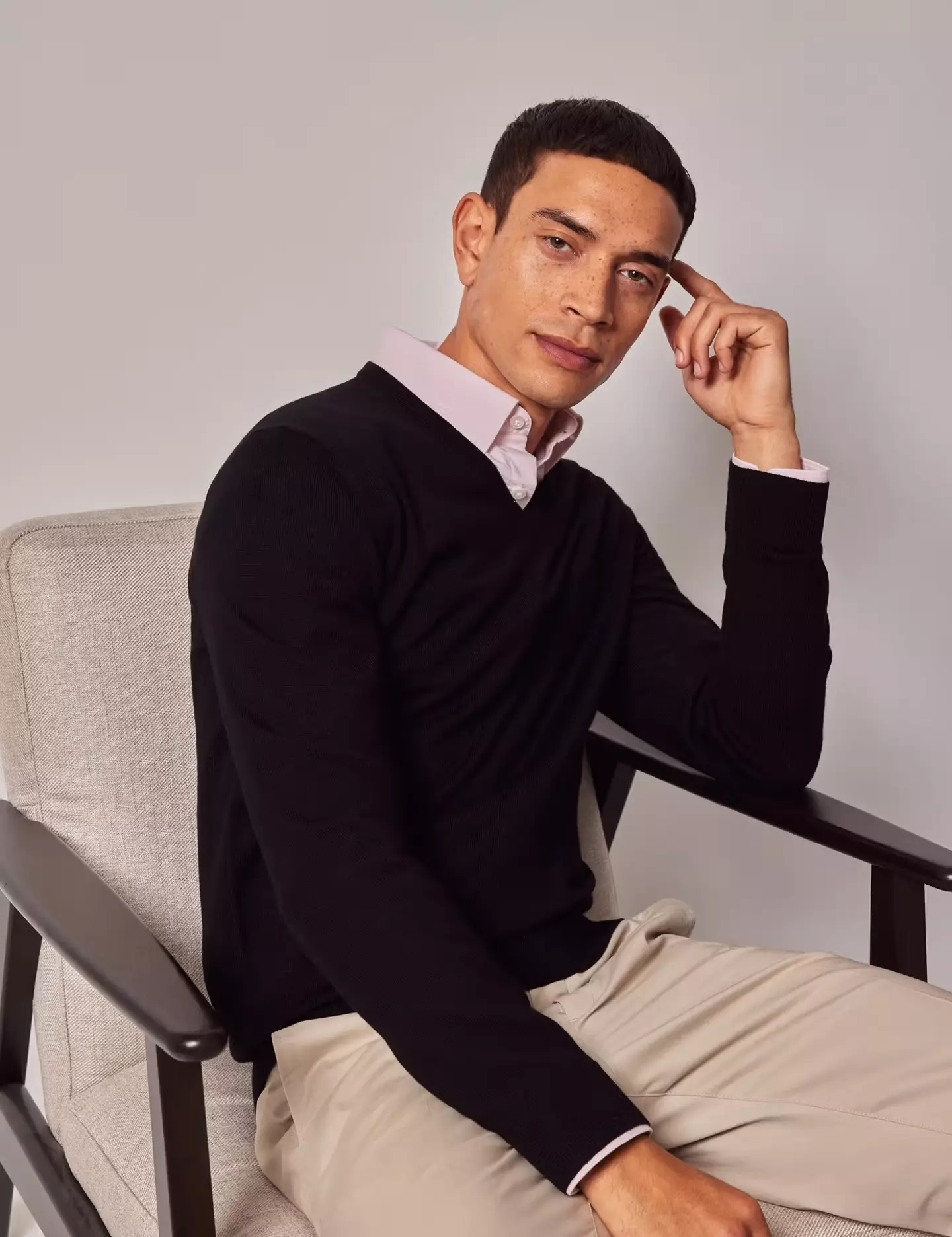 V Neck Merino Jumper, £59