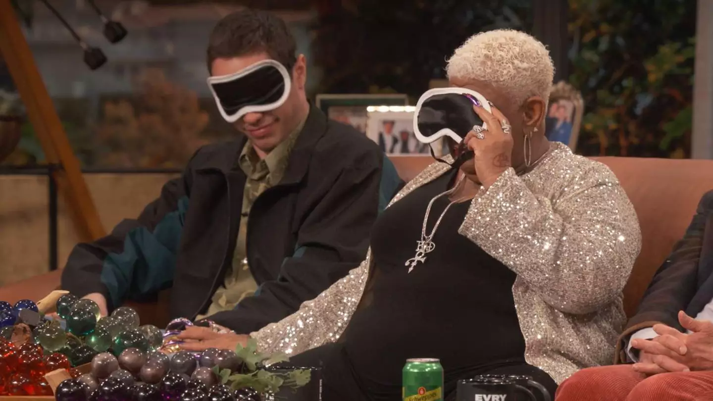 Netflix viewers call out 'uncomfortable' moment as Borat star apologises for touching Pete Davidson on chat show