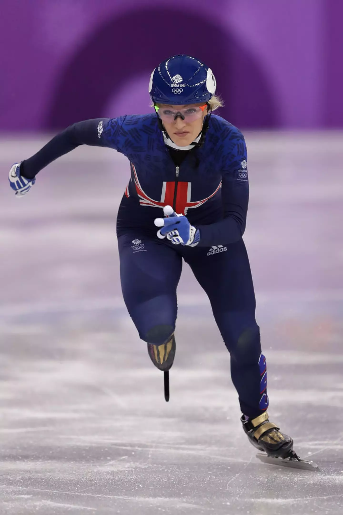 The speed skater struggled financially following her retirement in 2021 (Richard Heathcote/Getty Images)