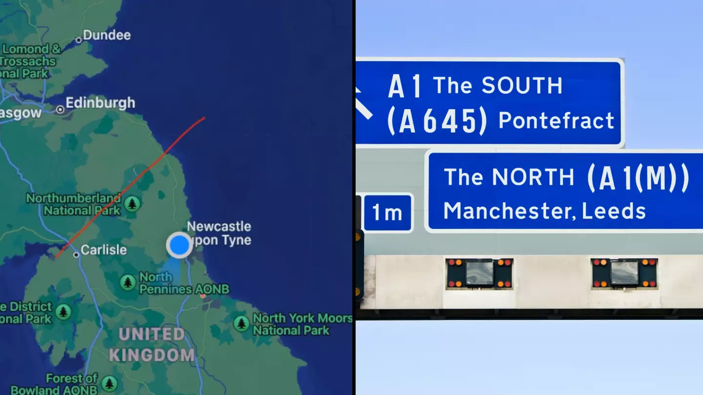 Woman causes controversy after showing map where she thinks north of England begins