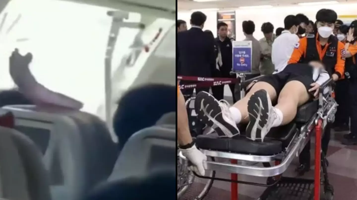 Plane passenger arrested for opening plane door in mid-air after grabbing lever