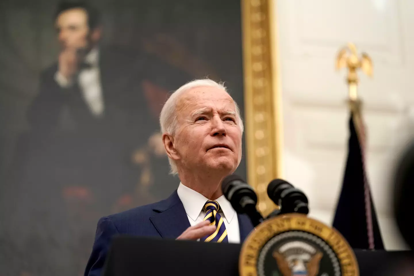 President Biden approved plans to shoot down the device.