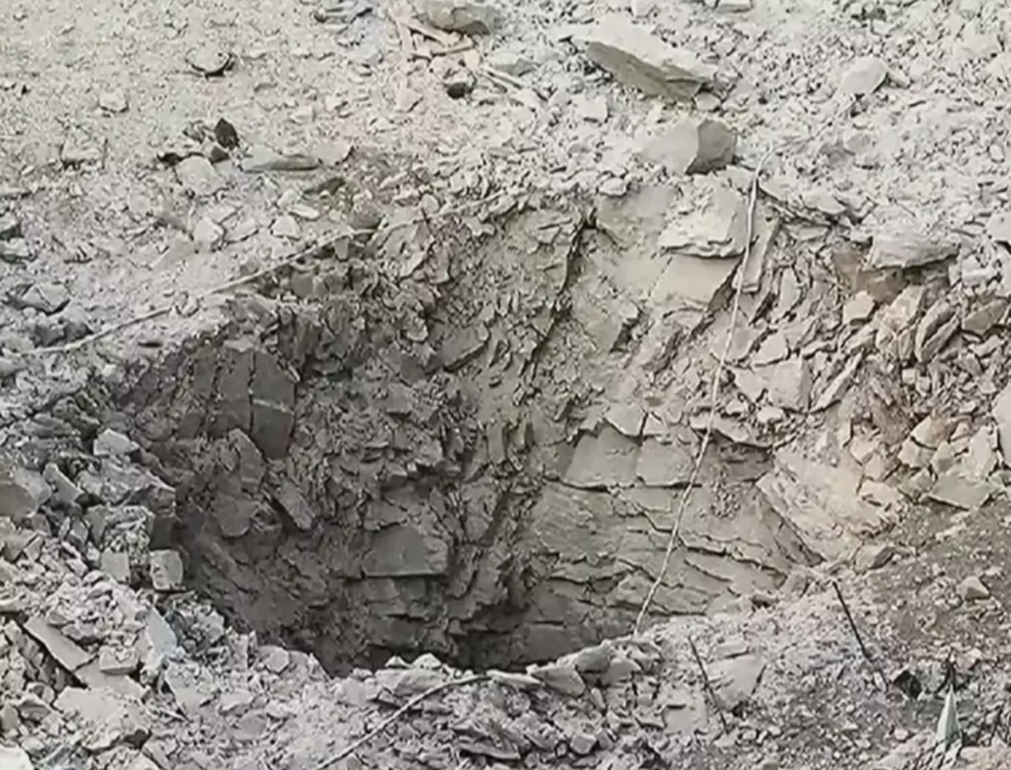 The Pentagon's video showed the impact of their bombs (Department of Defense)