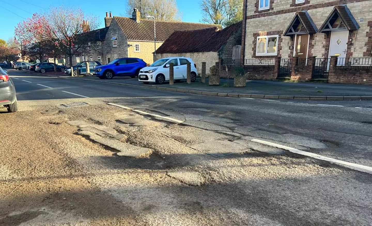 Ermine Street has been in a shocking state thanks to all the potholes.