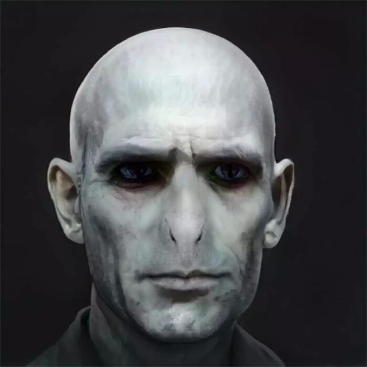 Voldemort looked virtually identical to the film adaptation.
