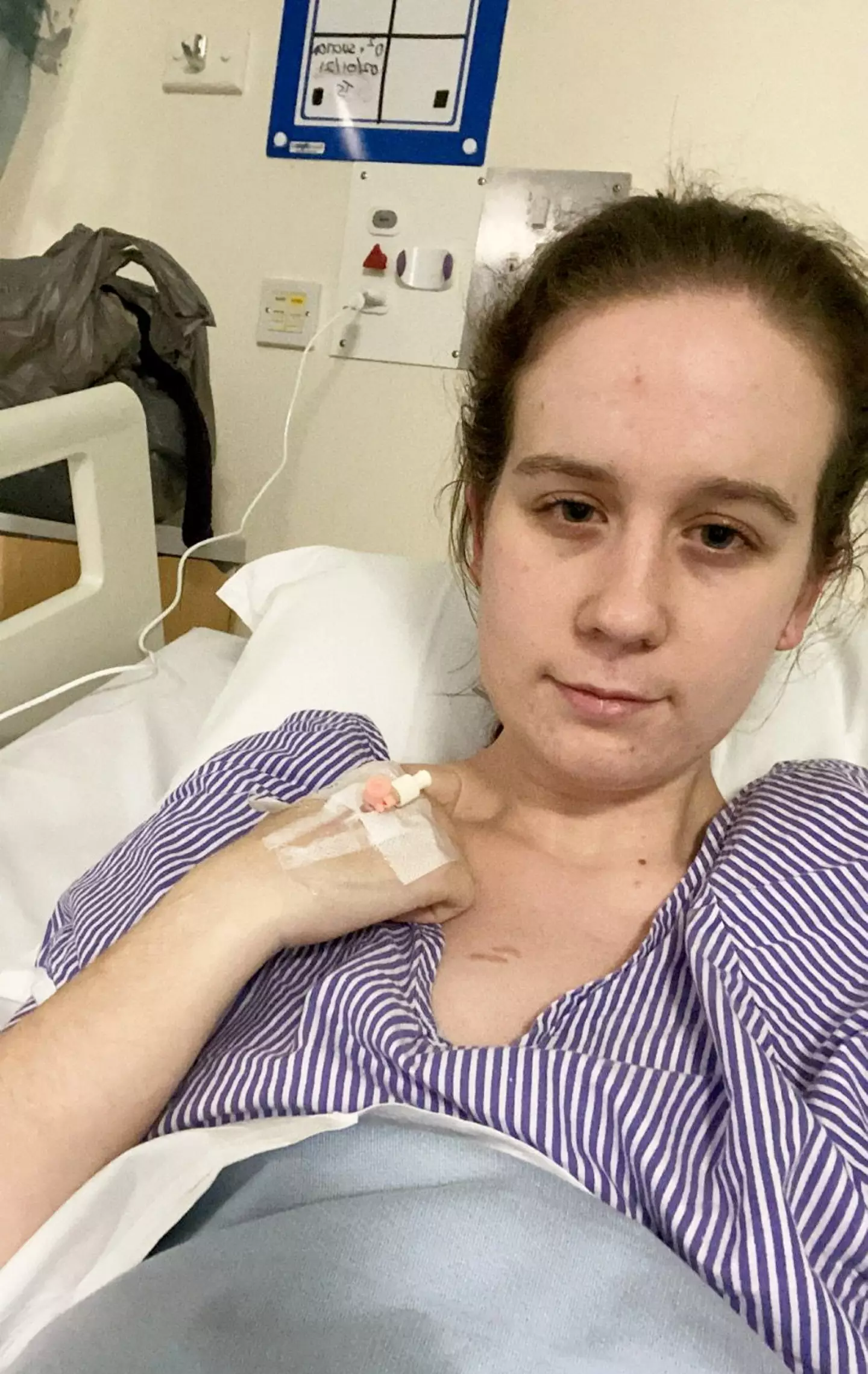 Anna Gray's life was turned upside down in 2018 when she discovered that she was no longer able to wee (SWNS)