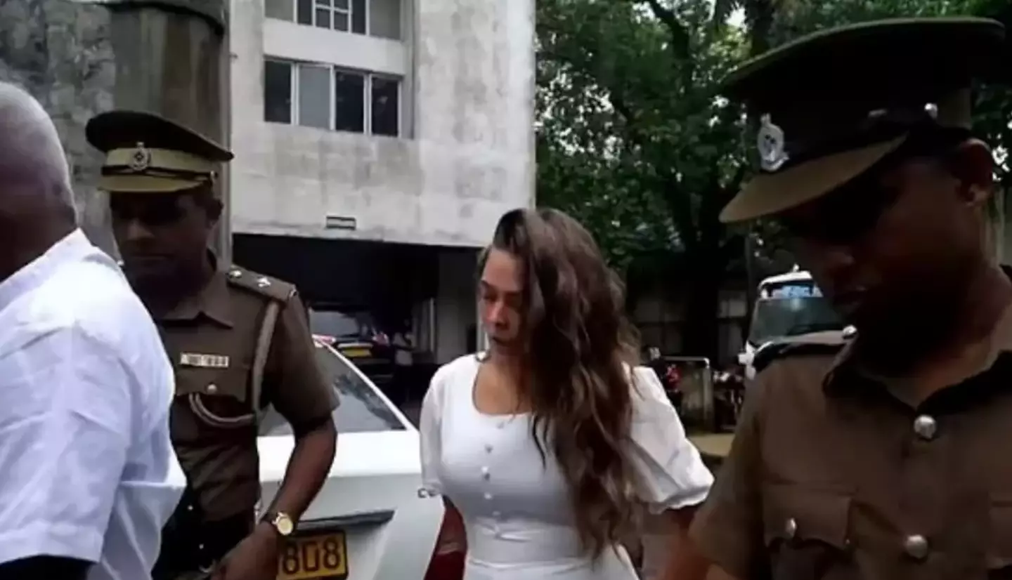 She arrived in court today. (BBC)