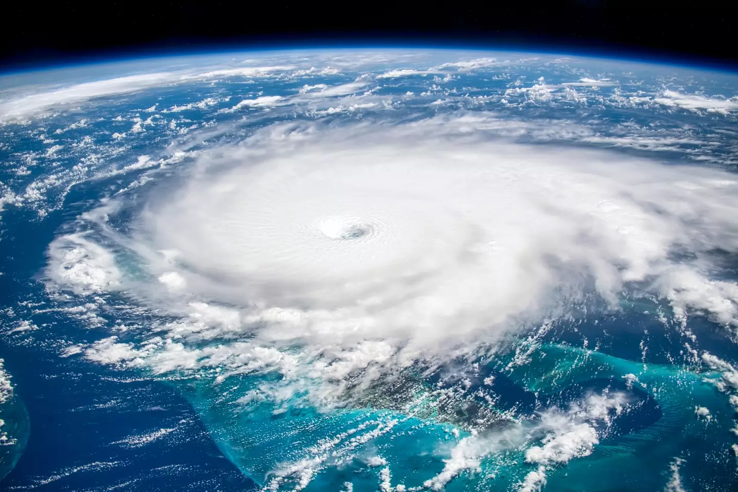 Space hurricanes operate similarly to terrestrial hurricanes (Getty Stock Images)