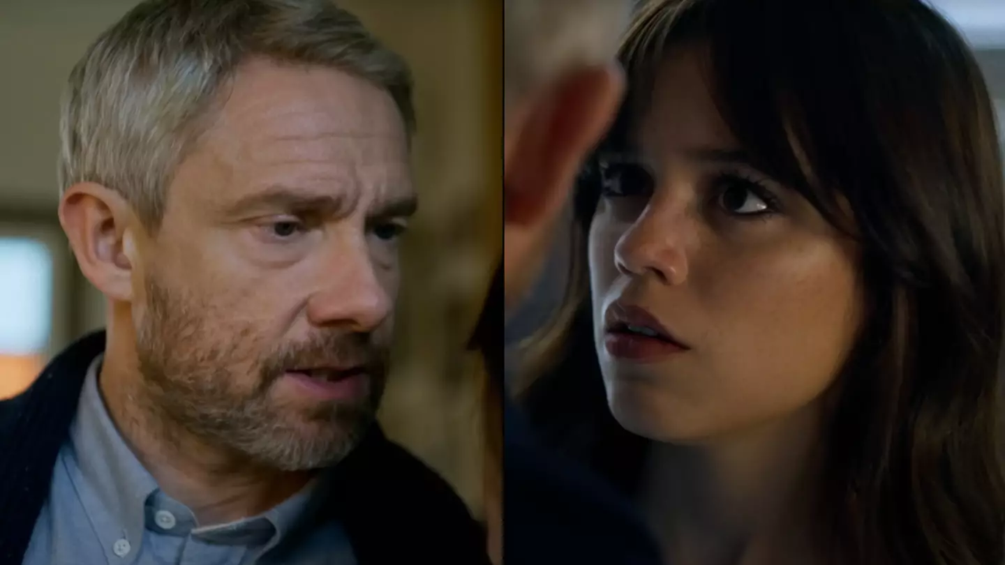 Fans can't understand why Jenna Ortega and Martin Freeman signed up to new erotic thriller