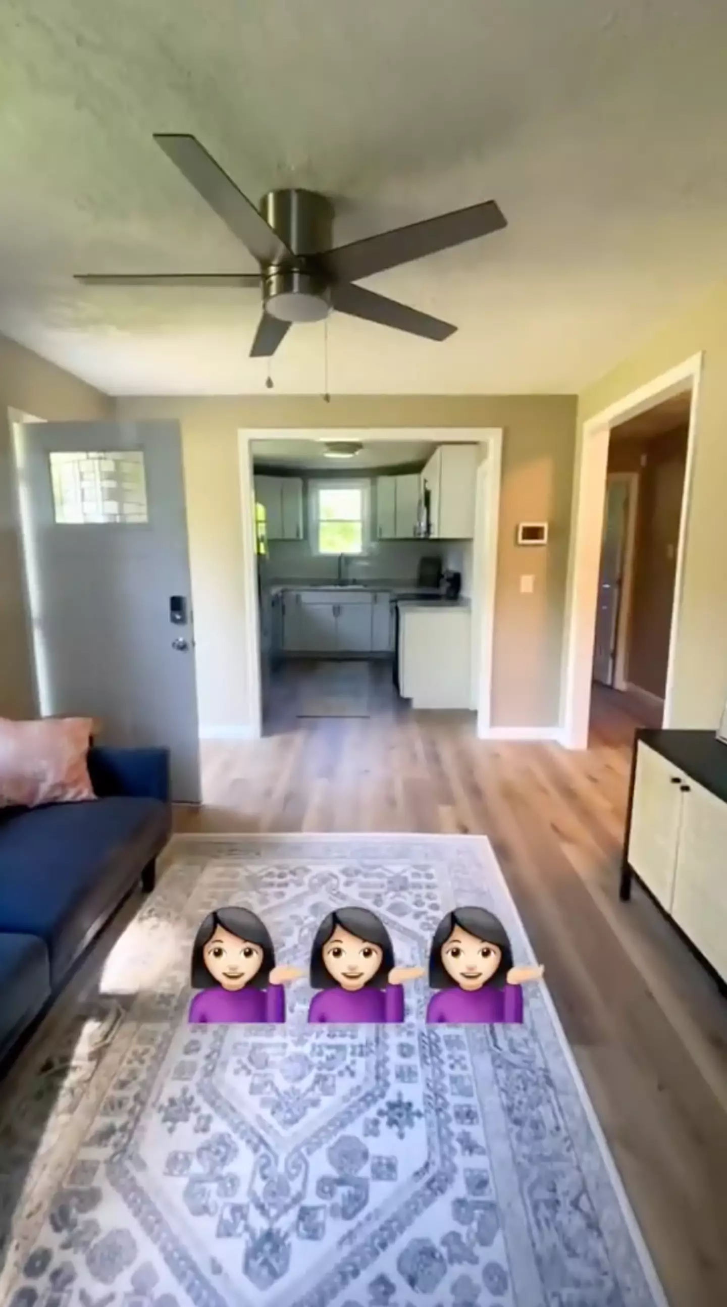 A fully-fitted modern kitchen.