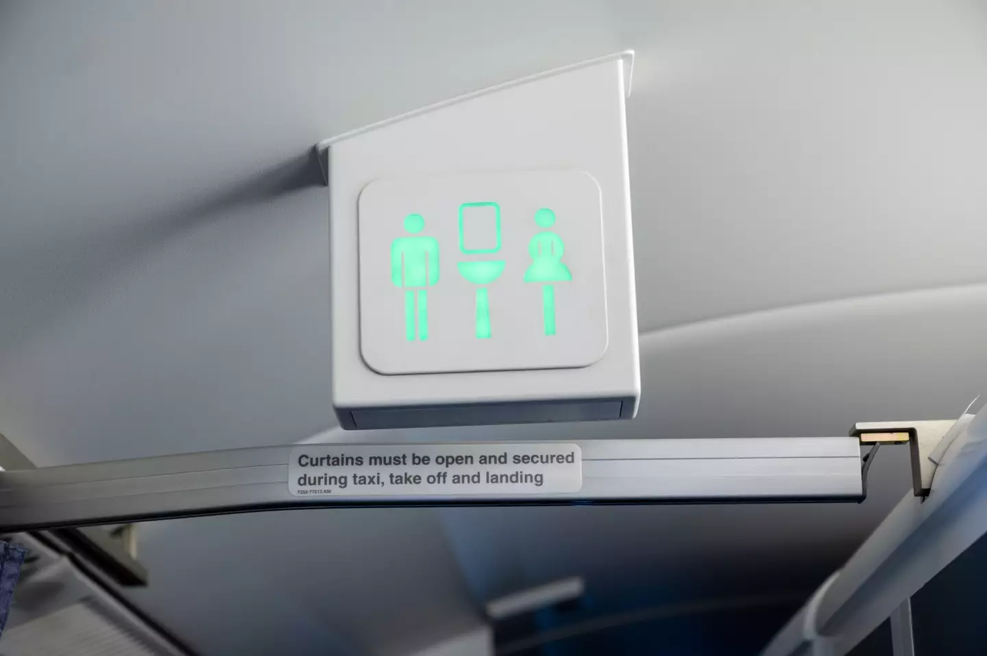 Airplane toilet have a surprisingly complicated system.