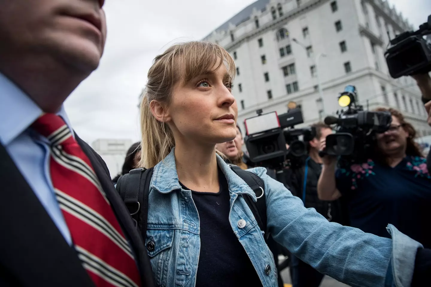 Allison Mack was sentenced to three years in prison after cutting a deal with prosecutors (Drew Angerer via Getty Images)
