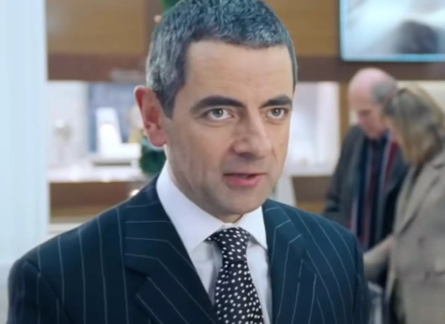 Atkinson's character was supposed to be an angel (Universal Pictures)