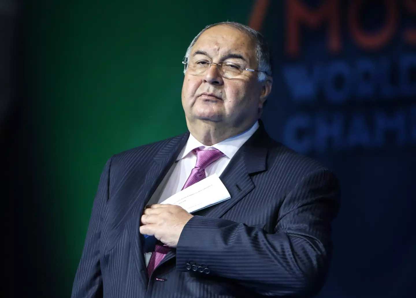 Russian billionaire Alisher Usmanov pictured sans mega-yacht.