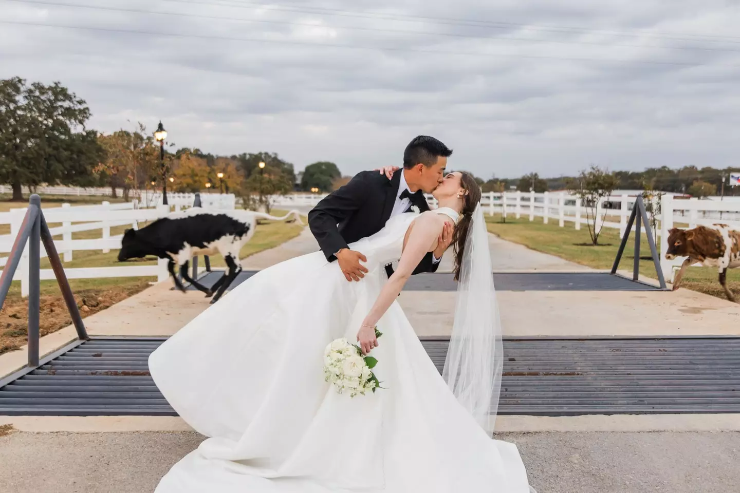 The guest who brought the baby didn't want to miss the ceremony as he'd driven 10 hours to get there (Kennedy/@themontgomerysphotofilm)
