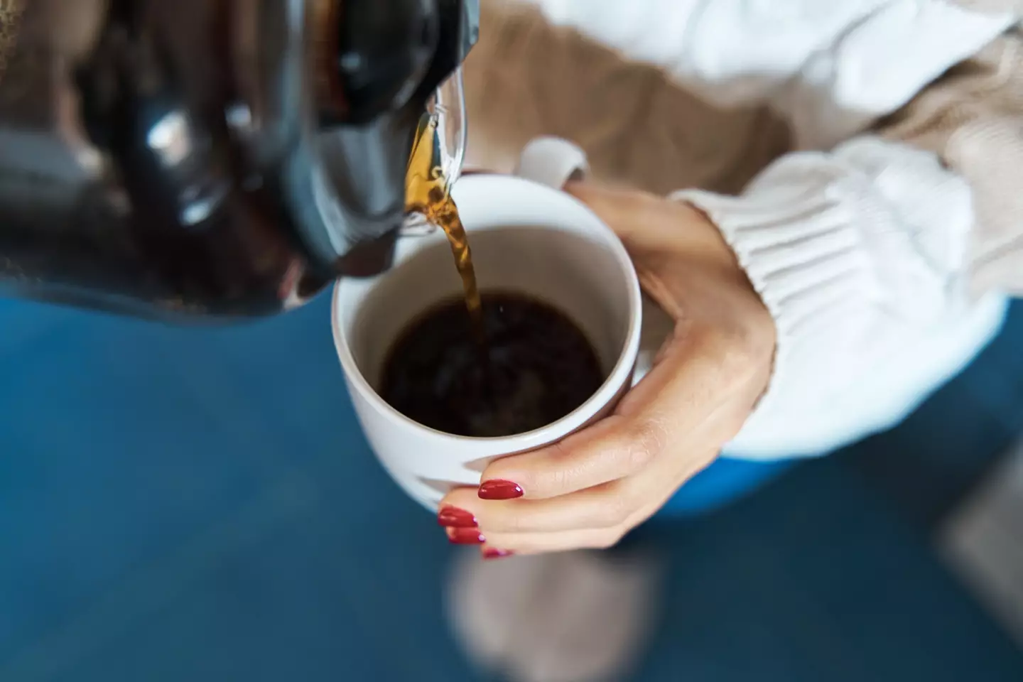 Brushing your teeth after having a coffee might feel like the right thing to do but the dentist warned against it (Getty Stock Image)