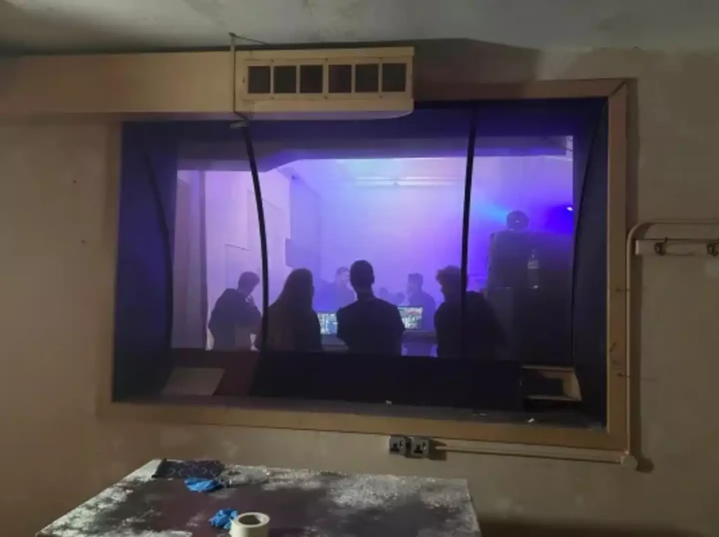 Some explorers discovered the underground bunker was being used for a rave.