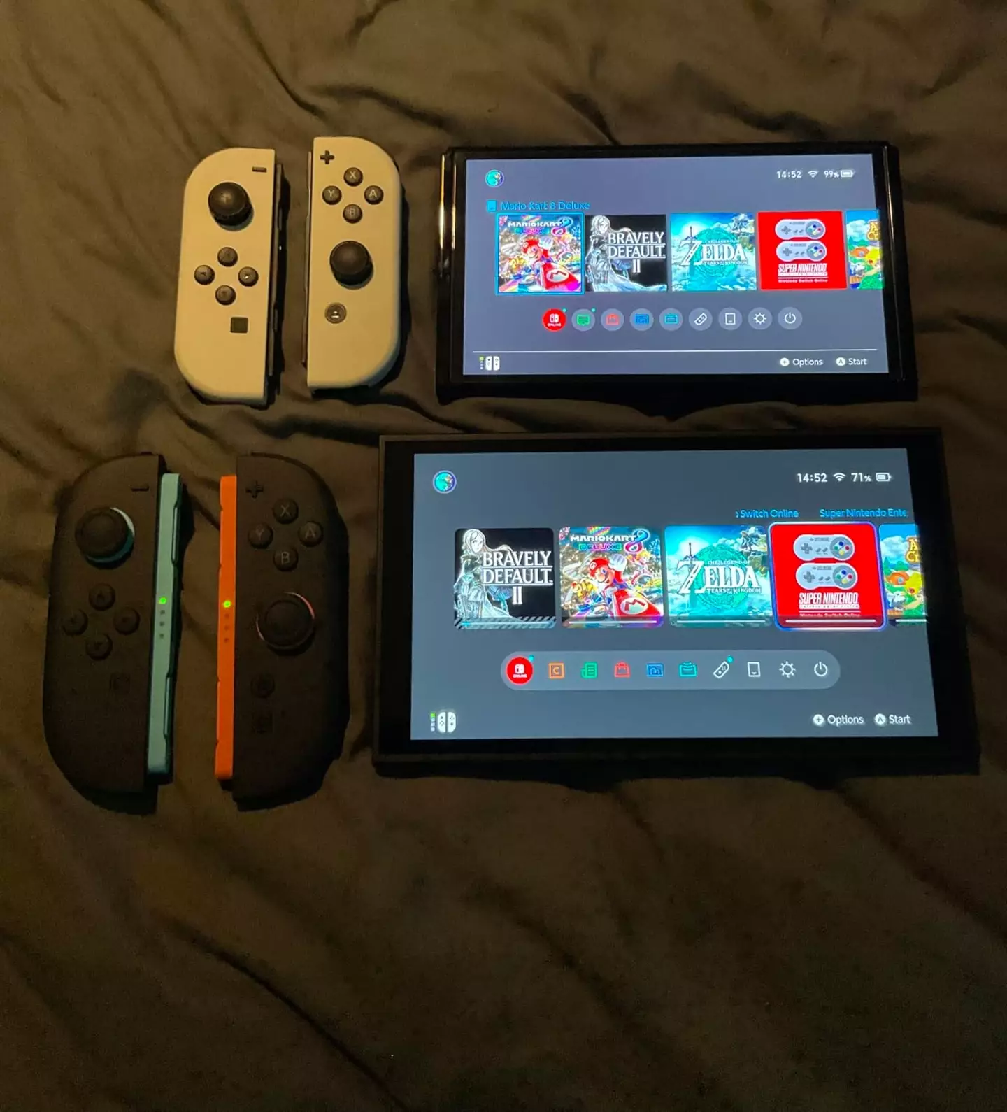 One fan shared a comparison of the Switch and the Switch 2 (Amazon User Review)