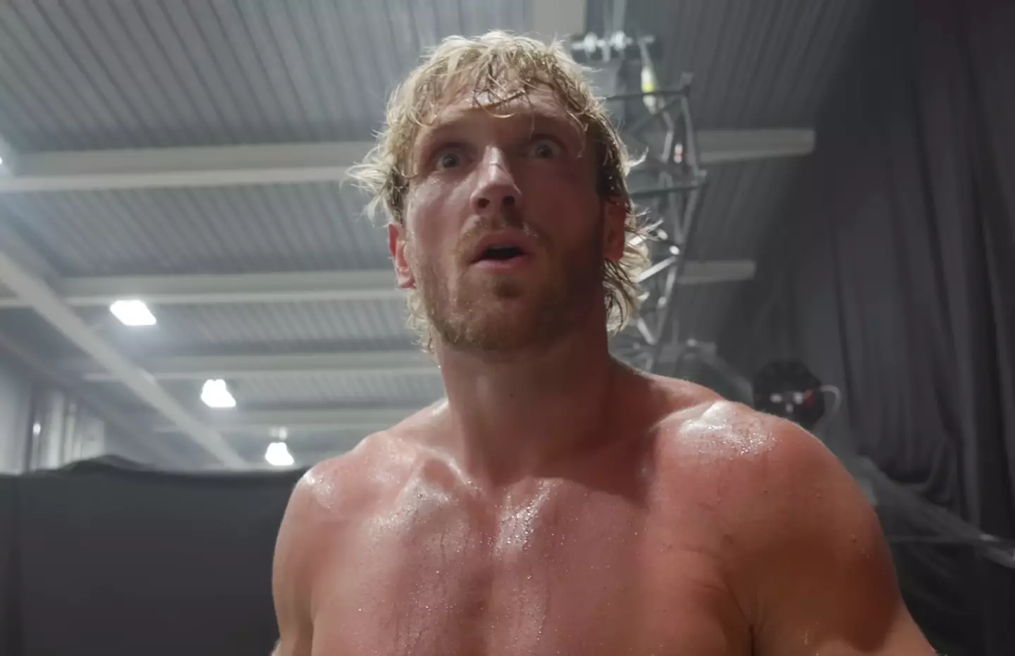 Paul couldn't believe what the chant actually said (YouTube/Logan Paul)