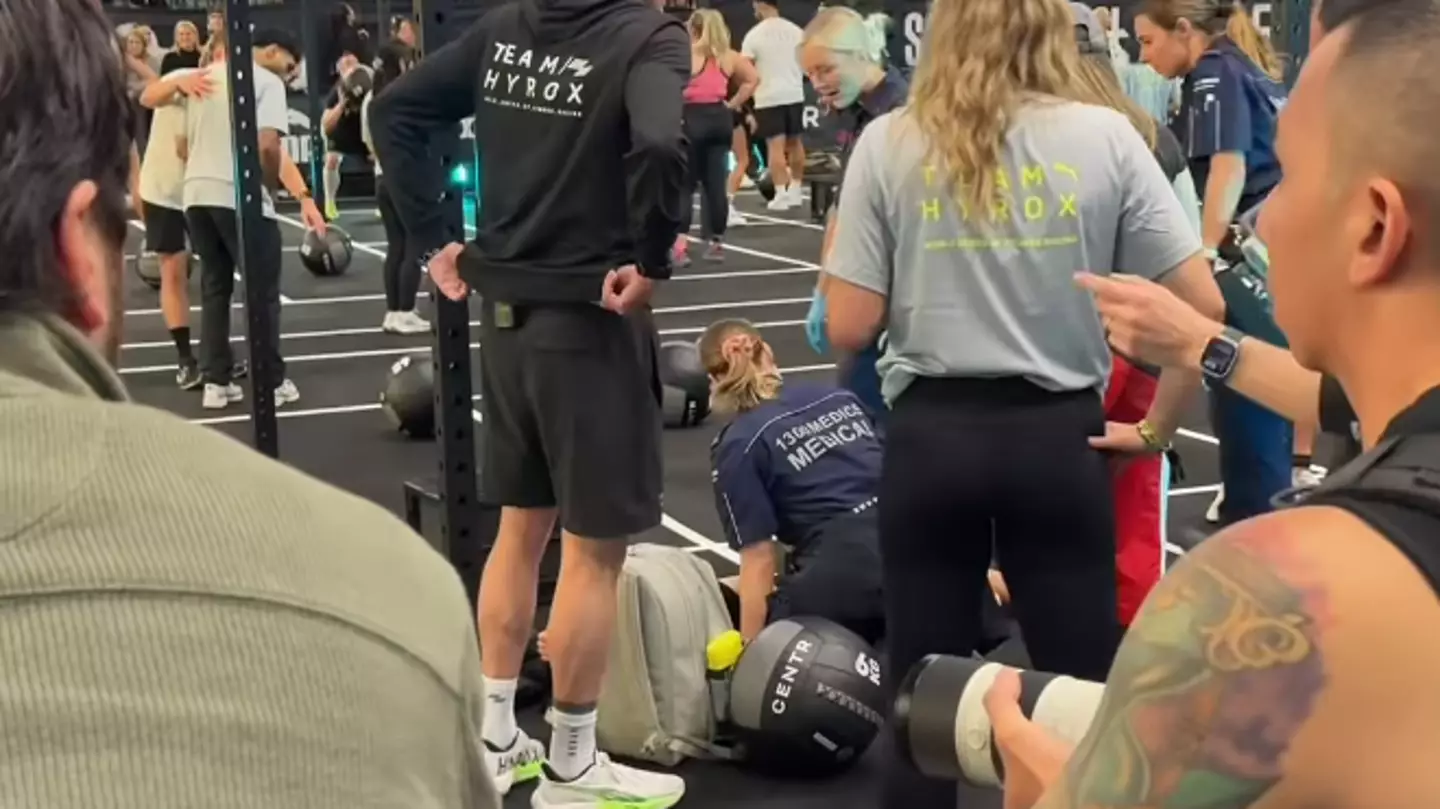 Man 'completing Hyrox race while passed out girlfriend is treated by paramedics' sparks furious debate