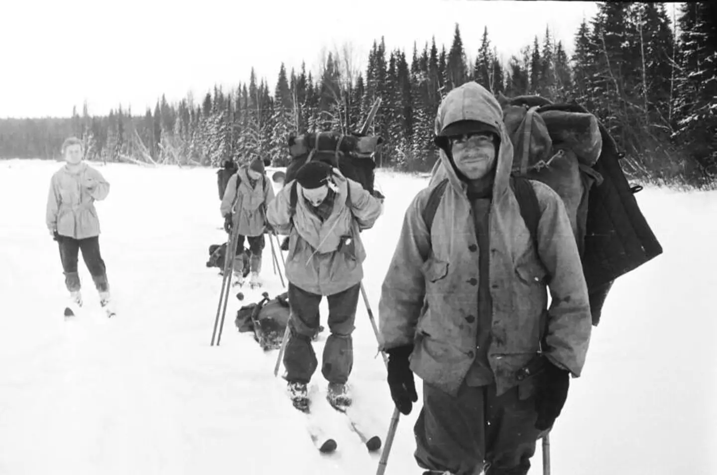 They initially set off on an ambitious trek (Russian National Archives)