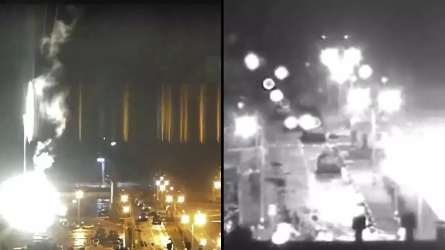 Europe's Largest Nuclear Power Plant Is On Fire In Ukraine After Russian Attack