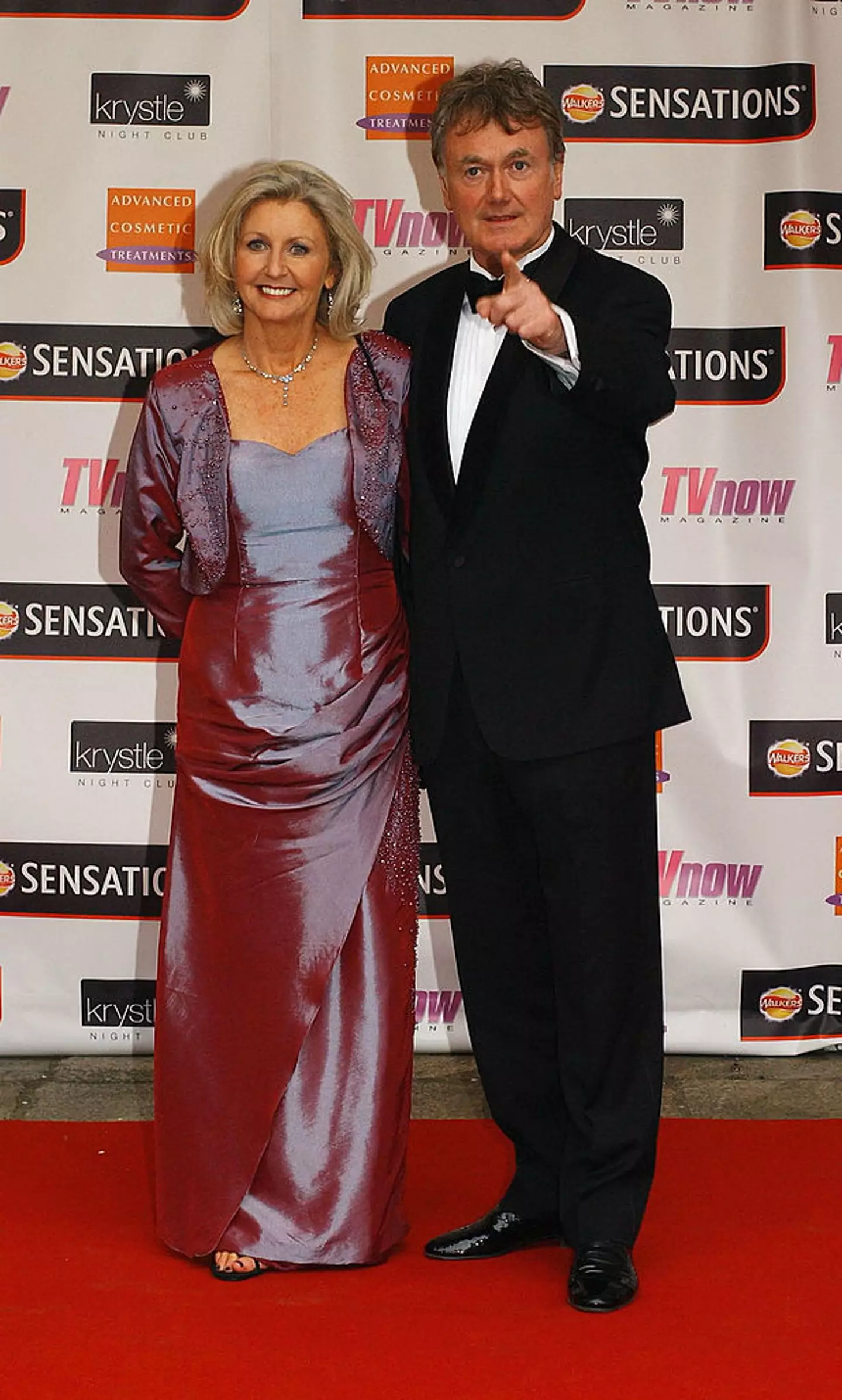 Una Crawford O'Brien and Brian Murray attend the TV NOW Awards 2007 in Dublin, Ireland. (Photo by ShowBizIreland/Getty Images)