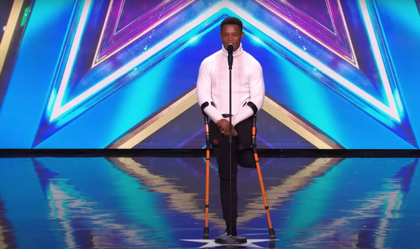 The judges were blown away by his performance.