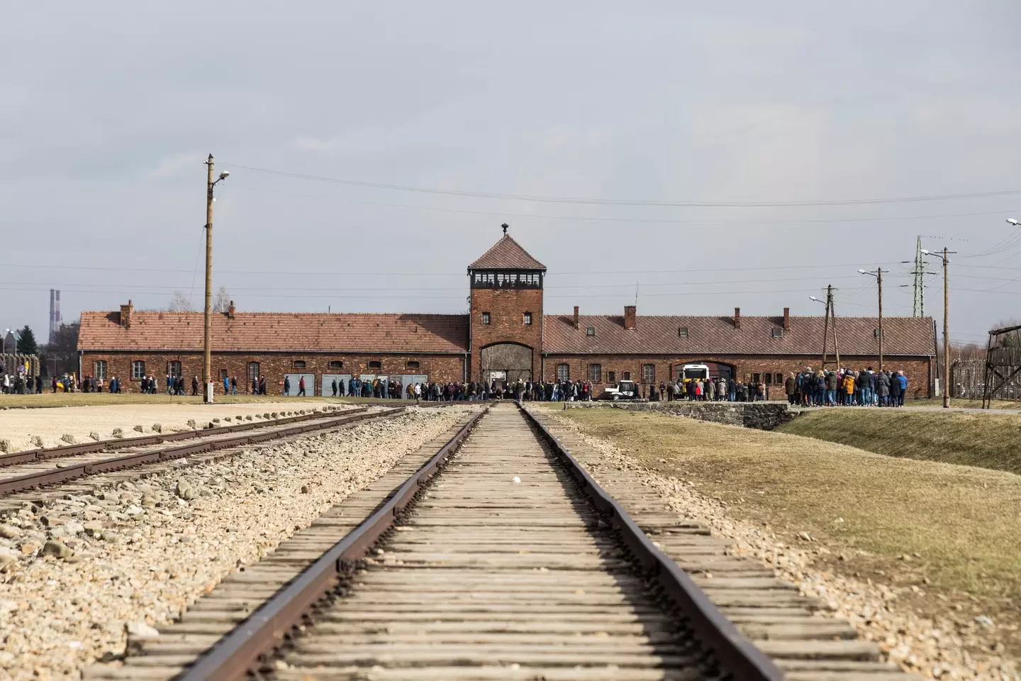 The Auschwitz Memorial site.