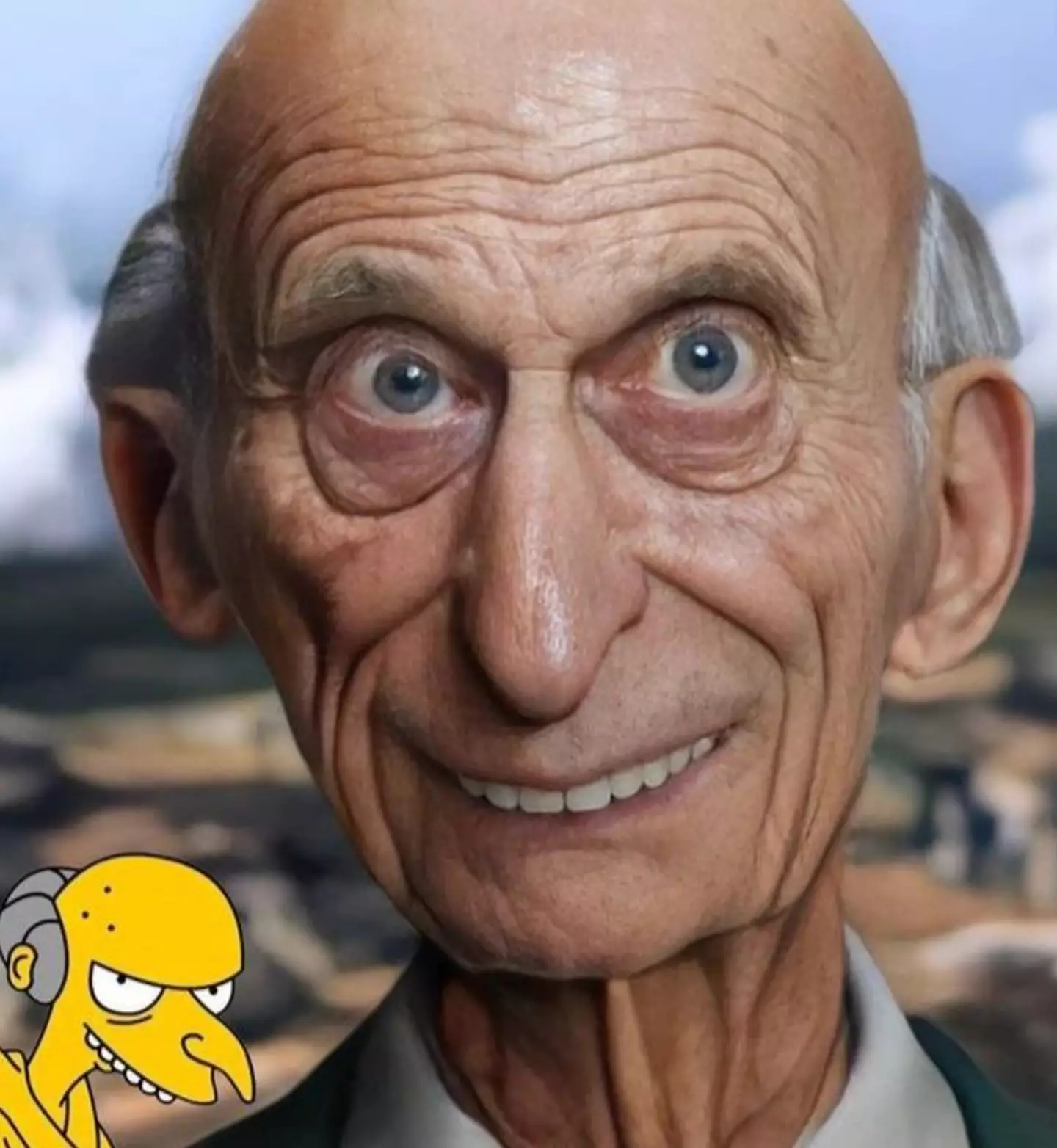 Mr. Burns. (Instagram/@hidreley)