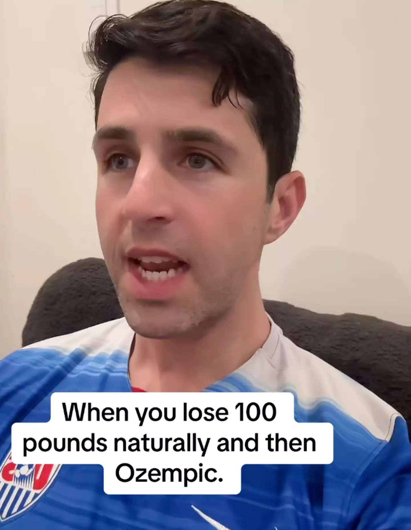 Peck poked fun at his weight loss and needing Ozempic.