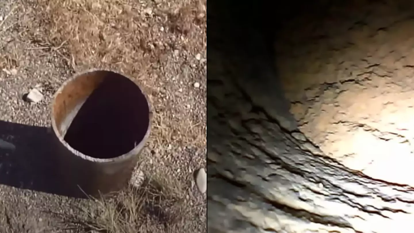 Man drops GoPro 1,000ft into 'deepest hole in the world' to see what's at the bottom