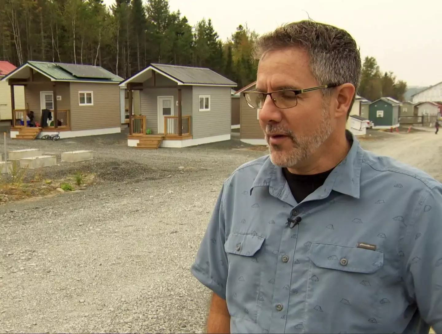Marcel LeBrun is close to hitting his goal of building 99 houses for the homeless.