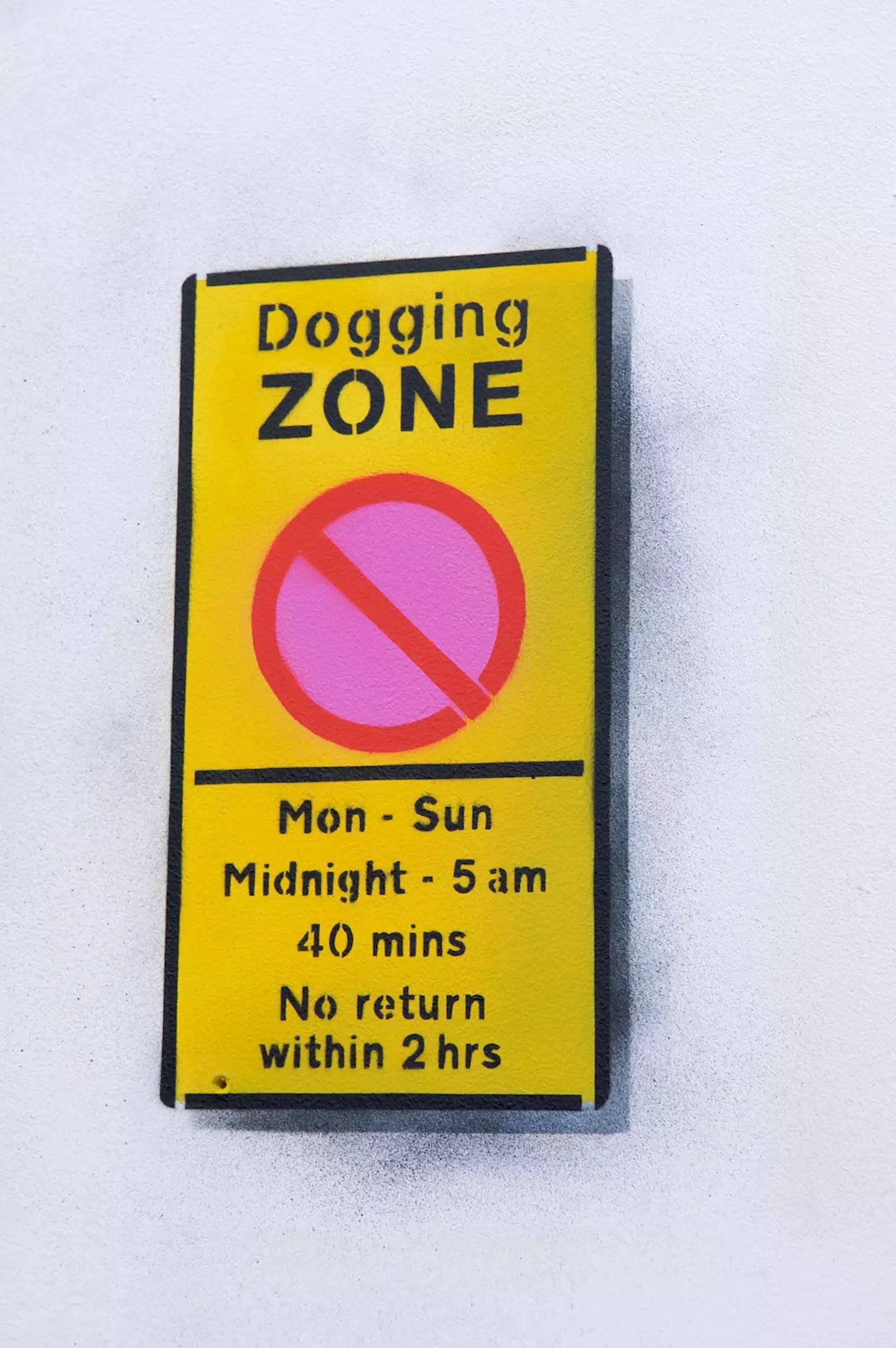 Having sex in a public space could lead to arrest.