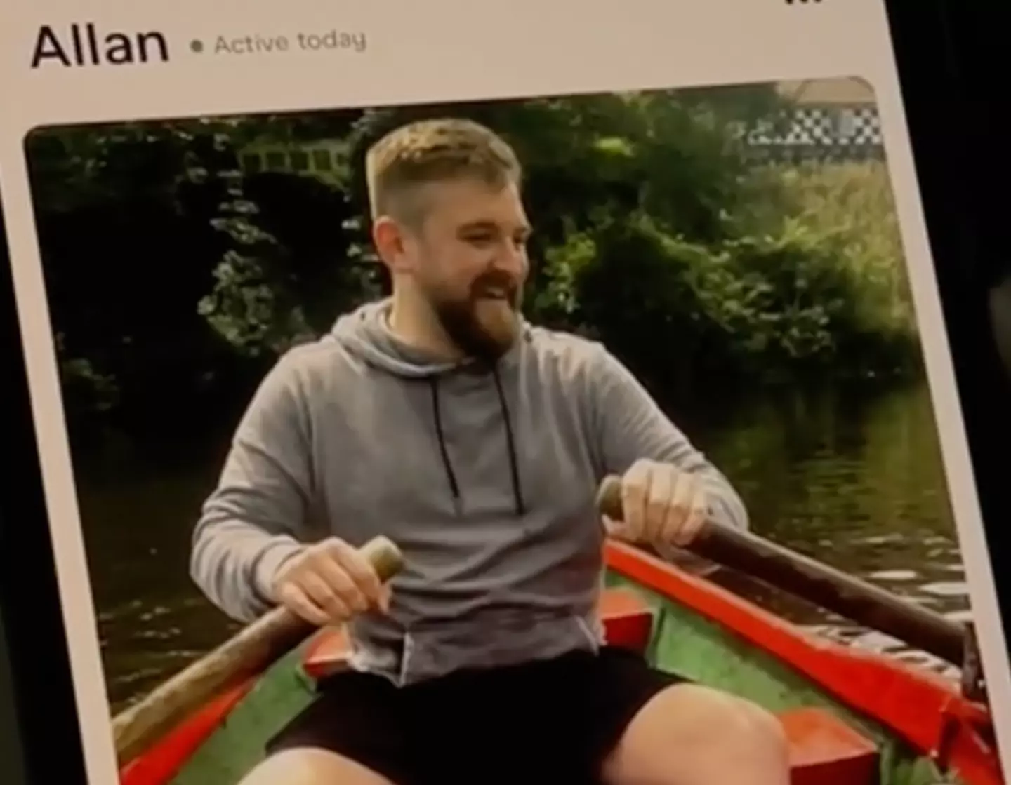 Everyone loves a candid shot, and Allan knows it.