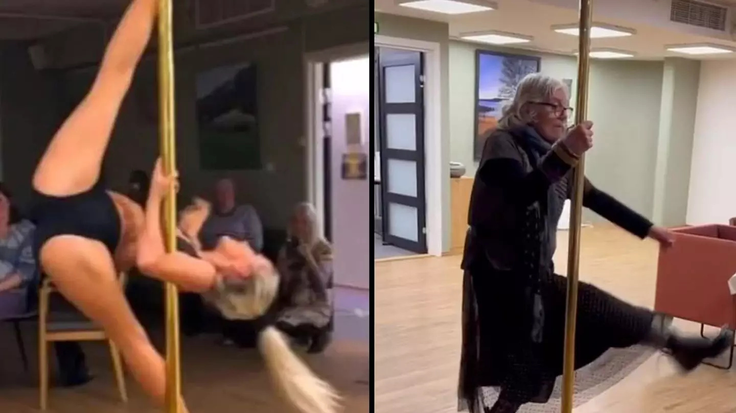 Pole Dancer Goes Viral After Being Booked To Perform At A Senior Centre